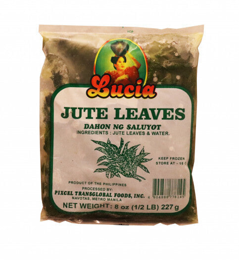 Frozen Lucia Jute Leaves (Dahon sa saluyot) 227g