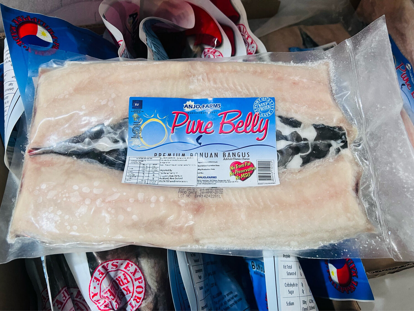 Anjo Farms Milkfish Prime Belly 500g