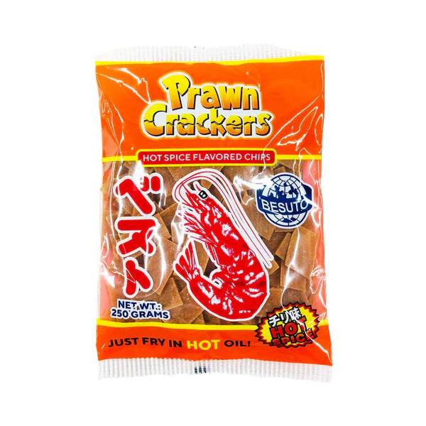 Besuto Prawn Crackers Hot and Spicy 250g