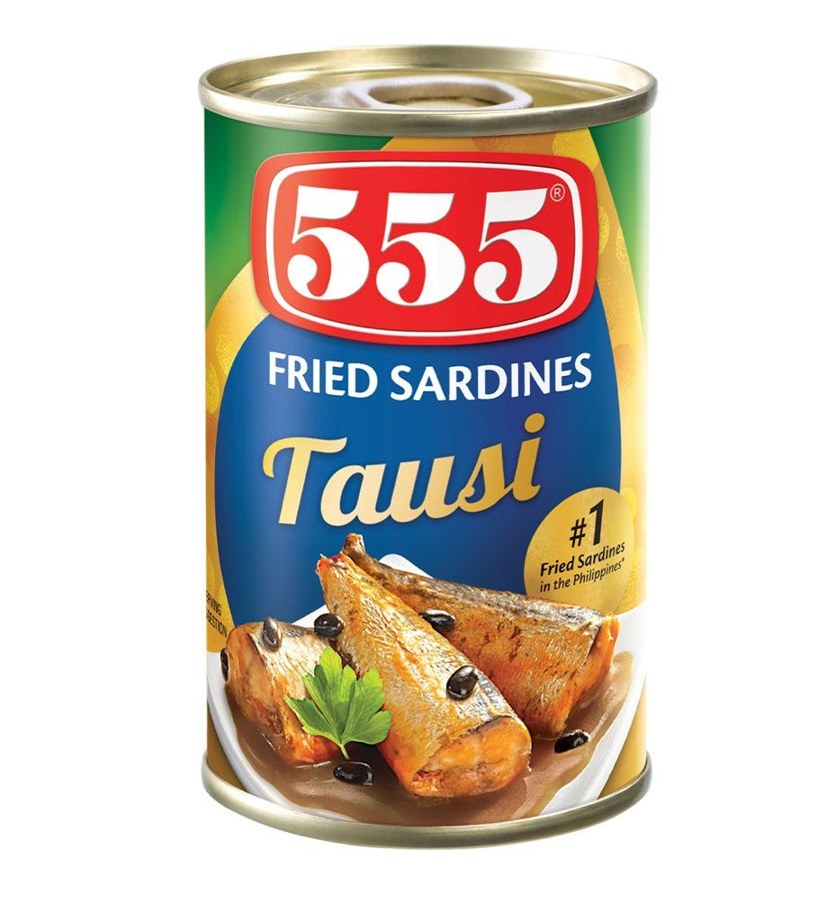 555 Fried Sardines Tausi 155g