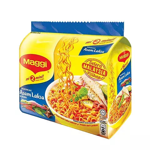Maggi Asam Laksa Instant Noodles 78g X 5PCS