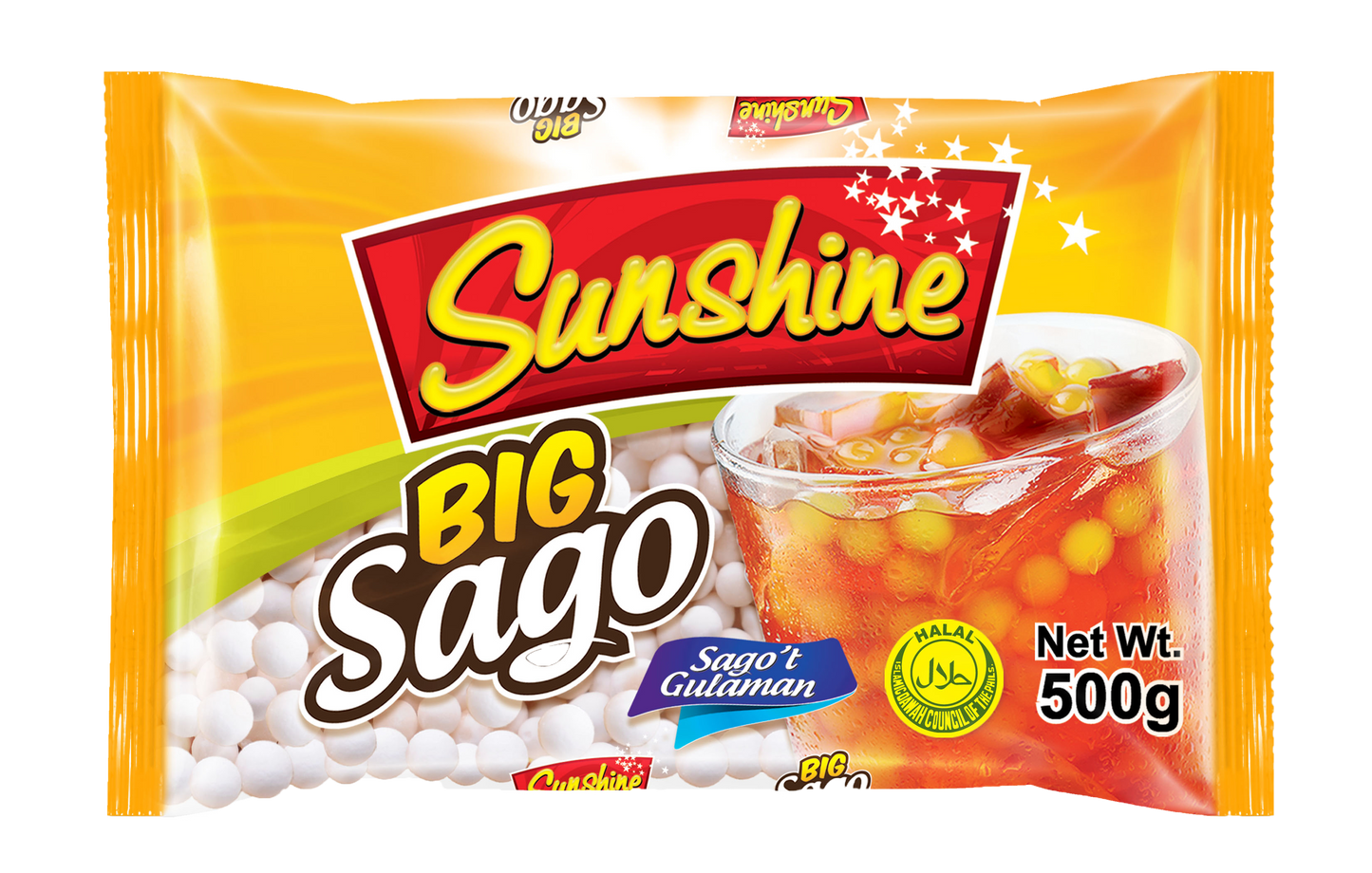 Sunshine Big Sago Tapioca Pearls 250g