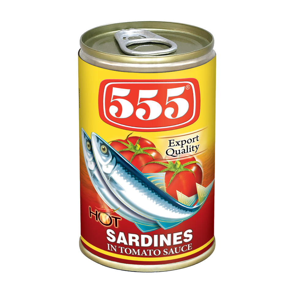 555 Sardines in Chilli Tomato Sauce 425g
