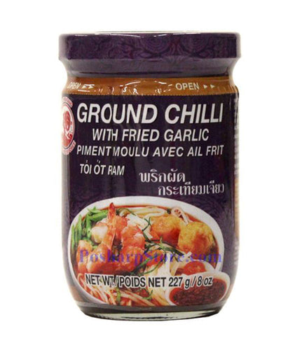 Cock Ground Chilli With Fried Garlic 227g