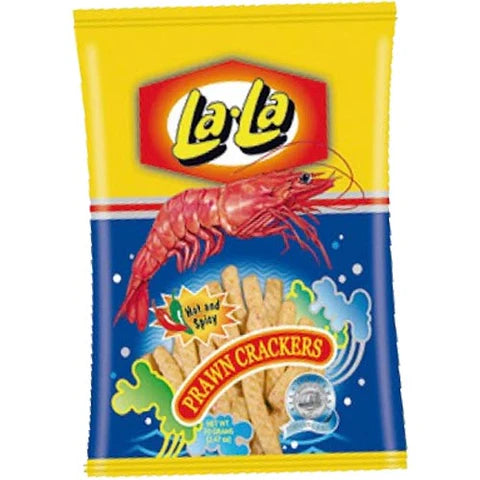 Lala prawn crackers Hot and Spicy 60g