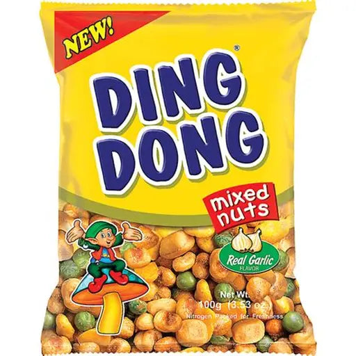 Ding Dong Snack Mix 100G | MIXED NUTS WITH REAL GARLIC