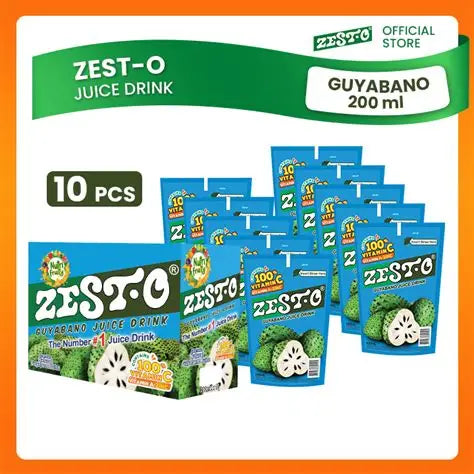 Zest-o Juice Drinks 200ml x 10PCS - GUYABANO