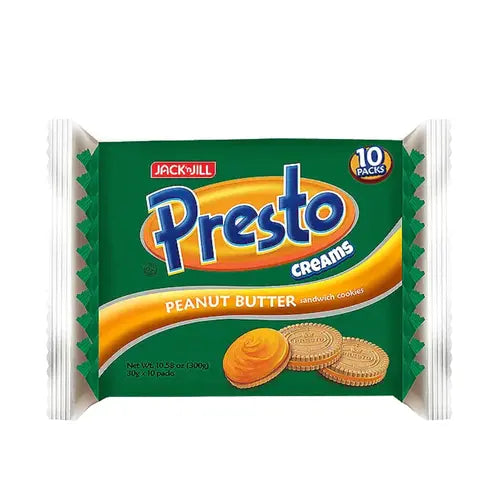 Presto Peanut Butter Cookies 30g x 10sachets