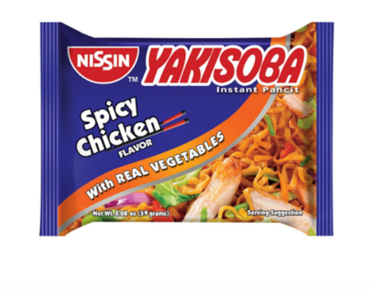 Nissin Yakisoba Pouch 59g | 2 Flavor