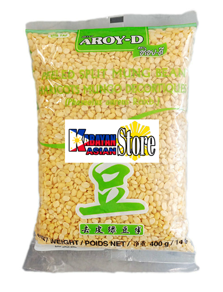 Aroy-D Peeled Split Mung Bean 400g