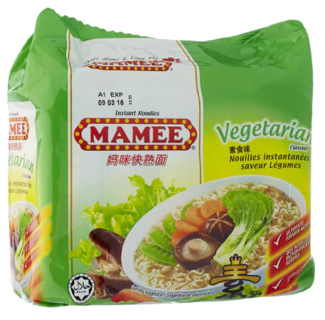 Mamee Vegetarian Instant Noodles 79g (5pcs)
