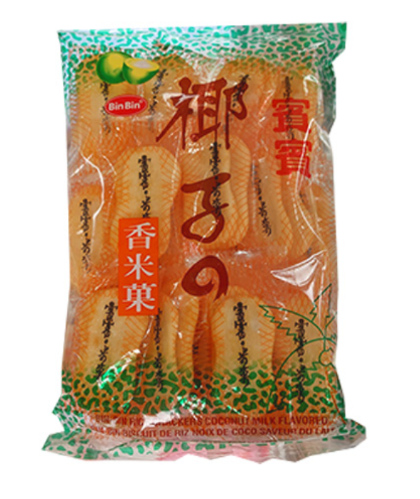 Bin Bin Rice Cracker Coconut 150g