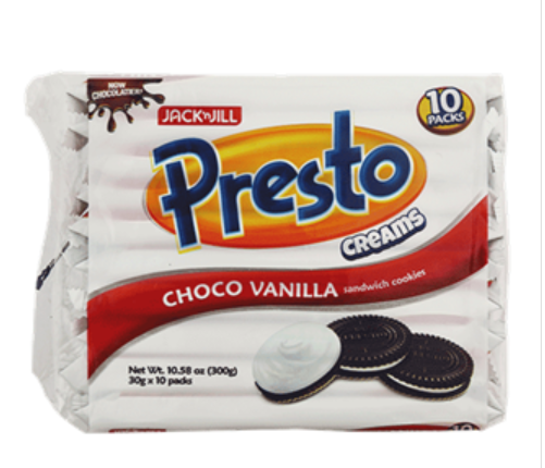 Presto Creams Vanilla 30g x 10sachets