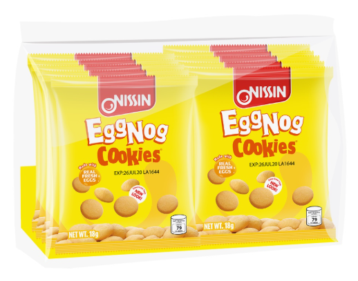 Nissin Eggnog Cookies 18g x 10p