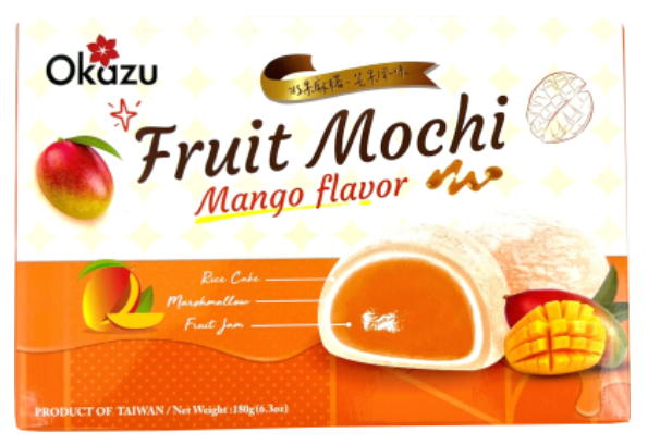 Okazu Japanes Style Mochi 180g - Mango