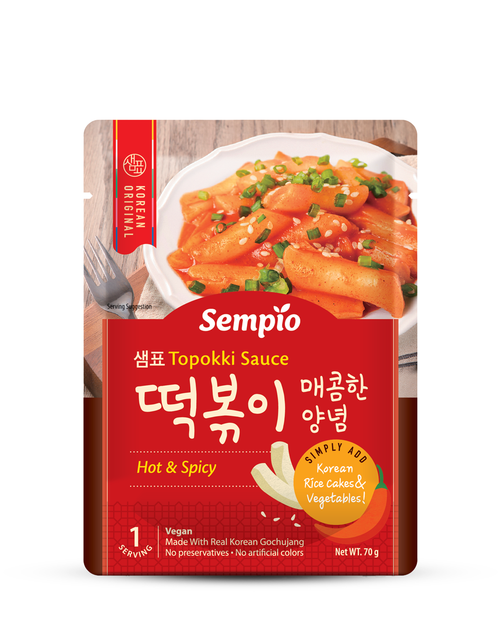 SP Tteokbokki Hot & Spicy 150g