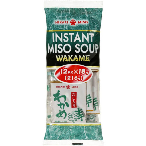 Hikari Japanese Miso Soup Instant Wakame 216g