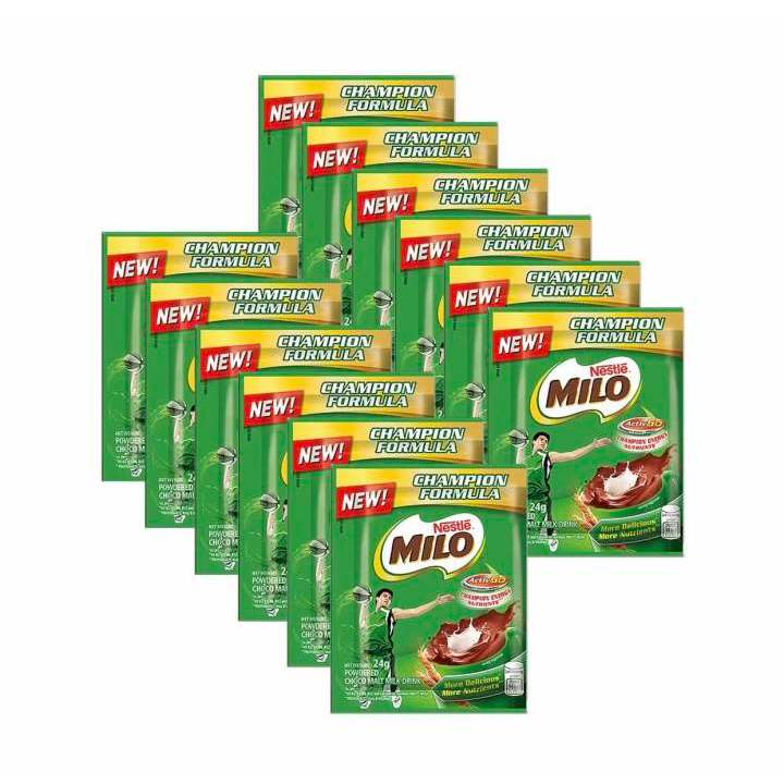 Milo Sachet Powdered Choco Malt Drink 24Grams x 12pcs