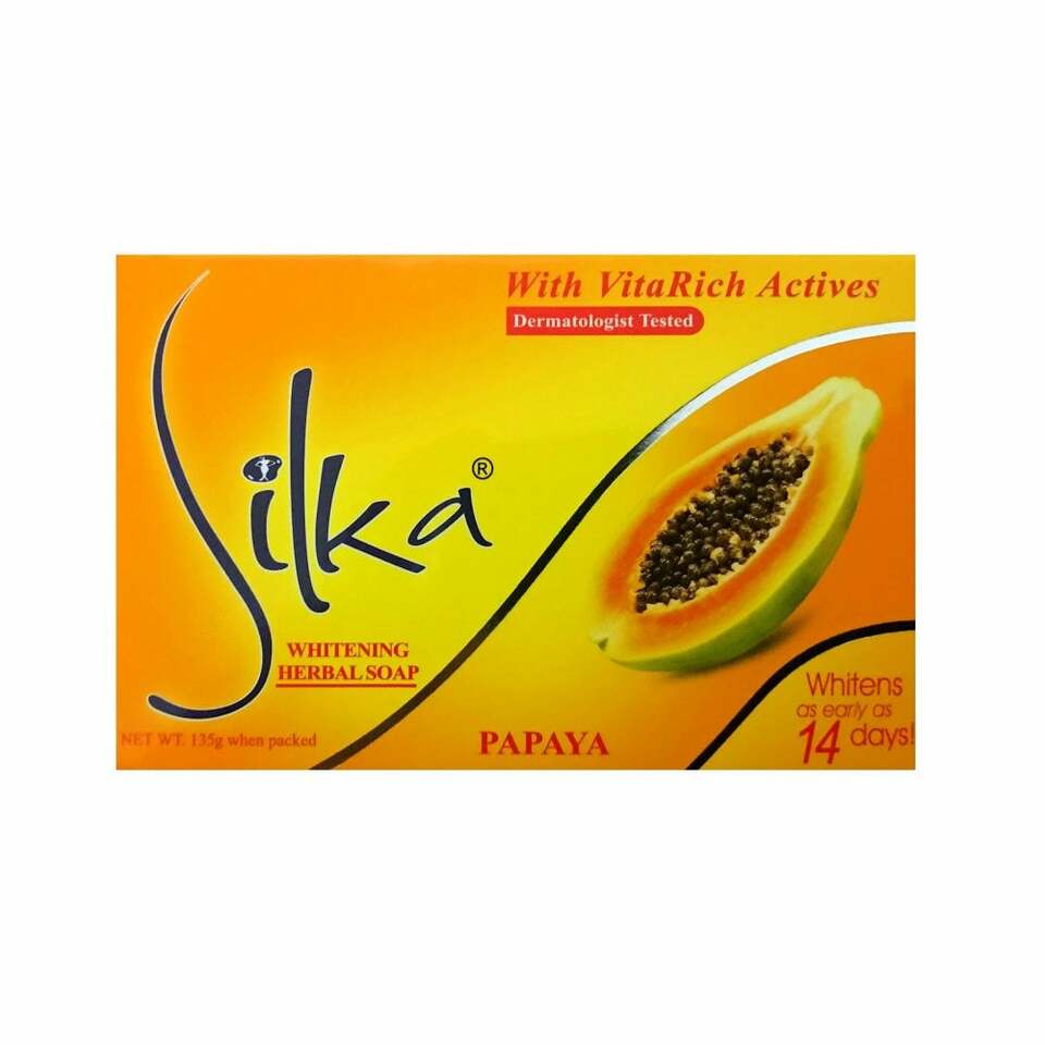 Silka Papaya Skin Lightening & brightening Soap 135g