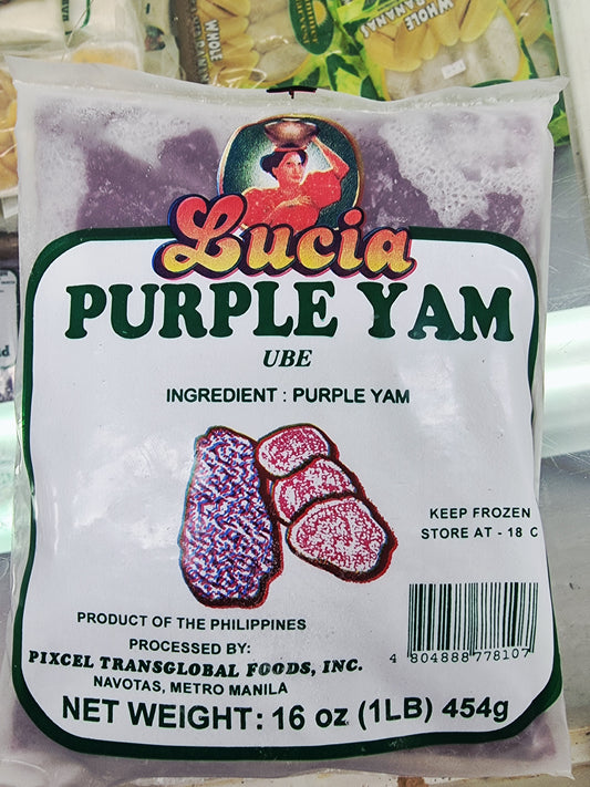 Frozen Lucia Grated Purple Yam 454g