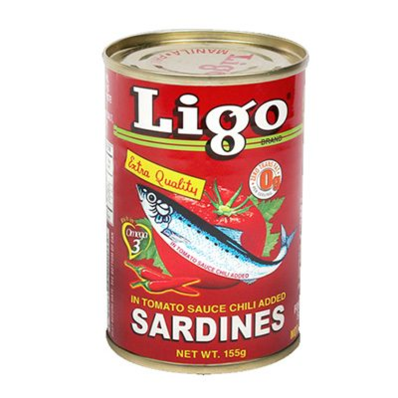 Ligo Sardines Hot 155g