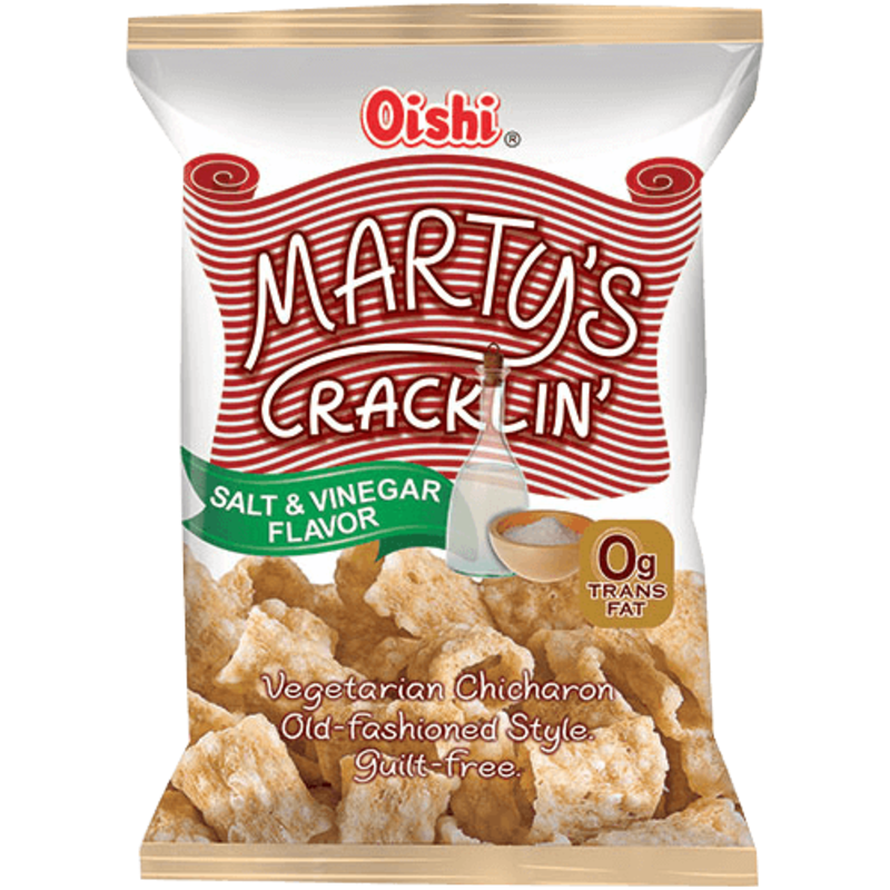 Oishi Marty's Crackling Salt & Vinegar 90g