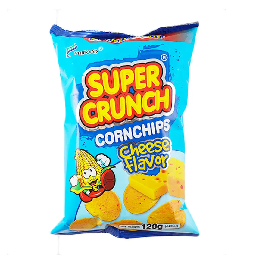 Super Crunch Corn Chips Cheese 120g