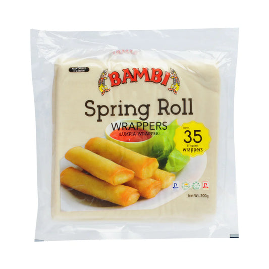 Frozen Bambi Spring Roll Wrapper 200g - 6" Square