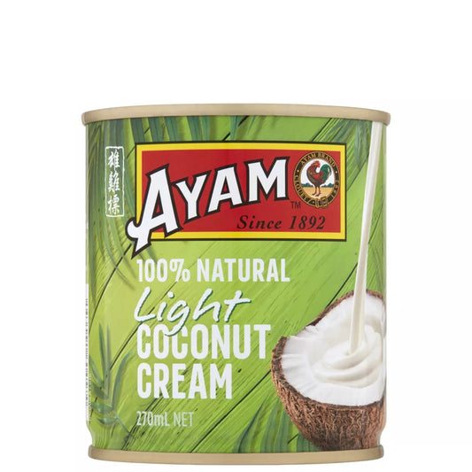 Ayam 100% Natural Coconut Cream Light 270 ML