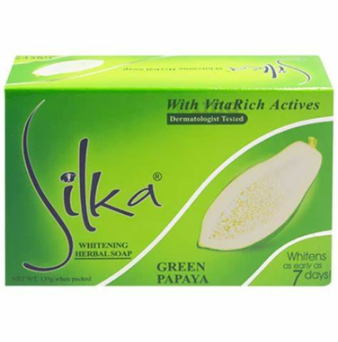 Silka Skin Lightening & brightening Soap 135g (Green Papaya)