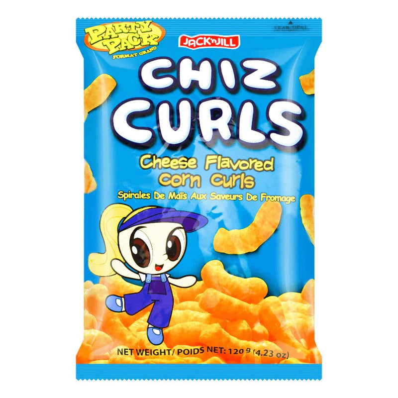 Jack n' Jill Chiz Curls - Cheese Flavor 55g