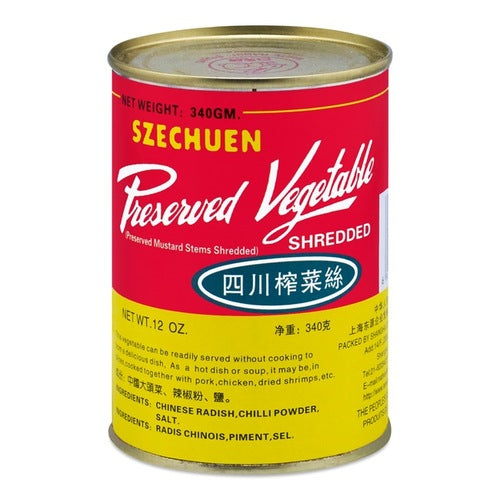 WHITE RABBIT SICHUAN PRESERVED VEGETABLE SHREDDED 340G