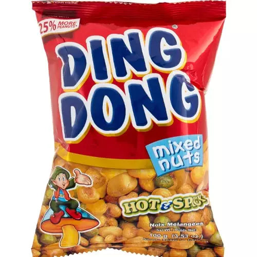 Ding Dong Hot & Spicy Mix Nuts Snack Mix 100G