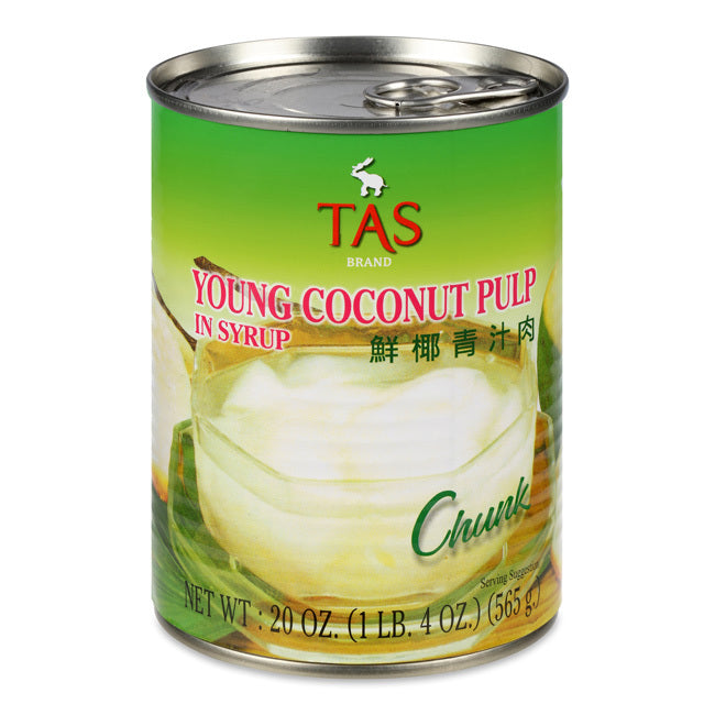 TAS Young Coconut Pulp in Syrup Chunk 565g