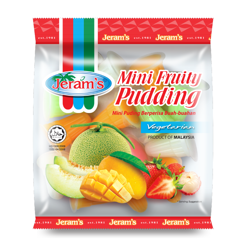 Jeram Mini Fruity Pudding[Mix] 19g x 12PCS