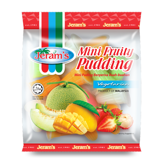 Jeram Mini Fruity Pudding[Mix] 19g x 12PCS