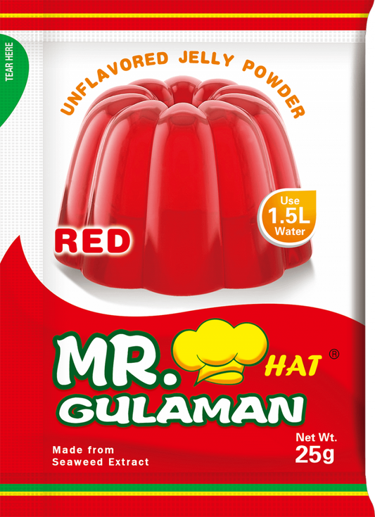 Mr Gulaman Jelly Powder Red 25g