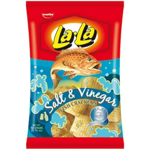Lala Fish Cracker Salt and Vinegar 100g