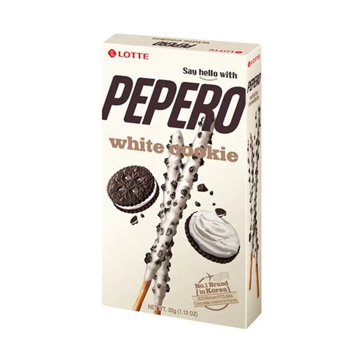 Lotte Pepero 49g  |White Cookie