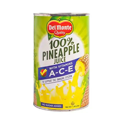 Del Monte 100% Pineapple Juice 1.36L