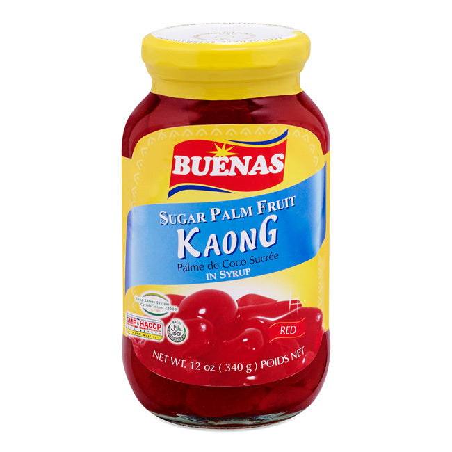 Buenas Sugar Palm Fruit (Red) 340g - KAONG