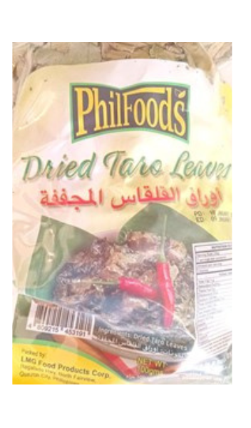 Philfoods Dried Taro Leaves 100g