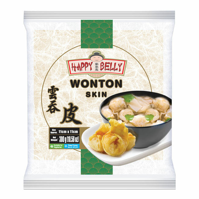 Happy Belly Wonton Skin 110mm 300g