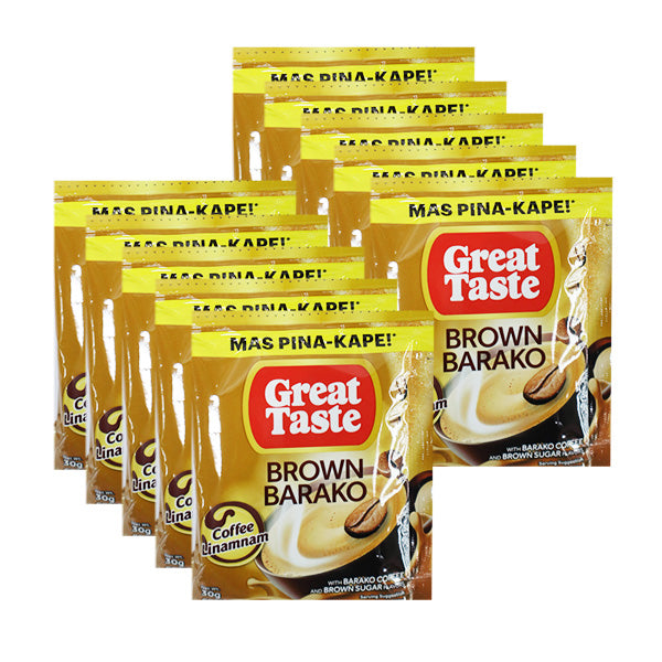 Great Taste 3-1 Brown Barako (10 X 30g)