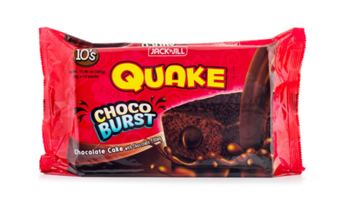 Quake Bars W/ Chocolate Filling 28g x 10PCS