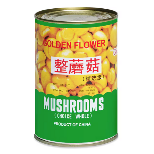 Golden Flower BUTTON Mushroom Whole 425g