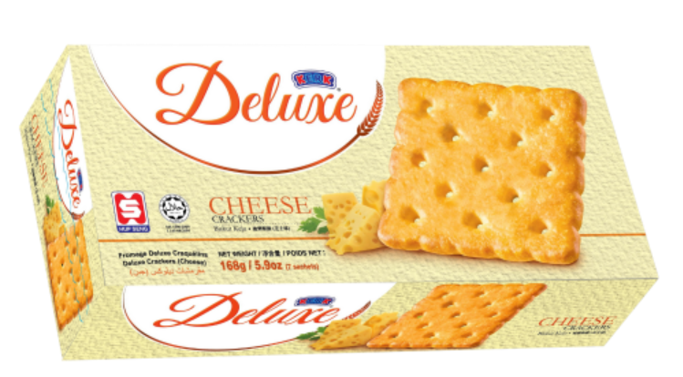 Kerk Cheese Deluxe Crackers 168g