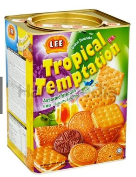 Lee Tropical Temptation Assorted Bis 630g