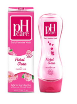 PH Care Intimate Wash 150ml - Pink Floral Clean