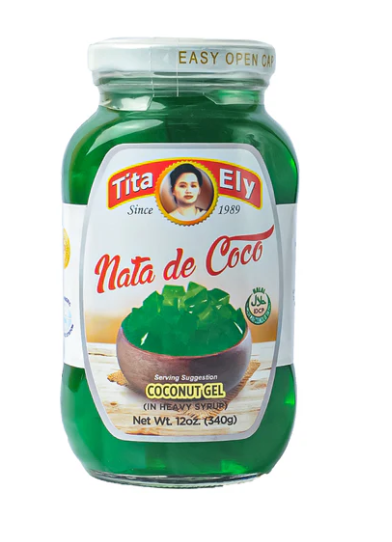 Tita Ely Nata de Coco Coconut Gel 340g | GREEN